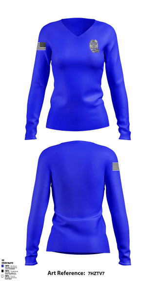 Women's Long Sleeve Vneck Shirt, , , Teamtime, Team time, sublimation, custom sports apparel, team uniforms, spirit wear, spiritwear, sports uniforms, custom shirts, team store, custom team store, fundraiser sports, apparel fundraiser