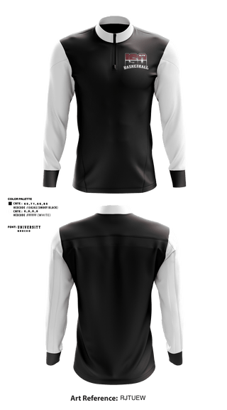 Quarter Zip Jacket, ISO Elite Basketball, Men's Basketball, Teamtime, Team time, sublimation, custom sports apparel, team uniforms, spirit wear, spiritwear, sports uniforms, custom shirts, team store, custom team store, fundraiser sports, apparel fundraiser