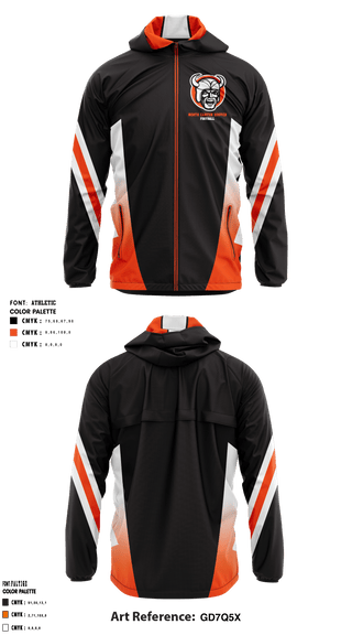 Windbreaker, North Canton Hoover Football, Football, Teamtime, Team time, sublimation, custom sports apparel, team uniforms, spirit wear, spiritwear, sports uniforms, custom shirts, team store, custom team store, fundraiser sports, apparel fundraiser