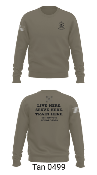 Crew Neck Sweatshirt, , National Guard, Teamtime, Team time, sublimation, custom sports apparel, team uniforms, spirit wear, spiritwear, sports uniforms, custom shirts, team store, custom team store, fundraiser sports, apparel fundraiser