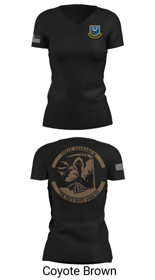 Women's Short Sleeve Vneck Shirt, , Air Force, Teamtime, Team time, sublimation, custom sports apparel, team uniforms, spirit wear, spiritwear, sports uniforms, custom shirts, team store, custom team store, fundraiser sports, apparel fundraiser