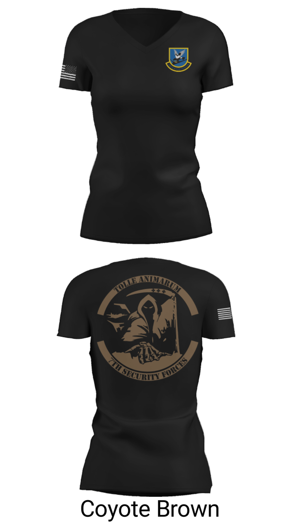 Women's Short Sleeve Vneck Shirt, , Air Force, Teamtime, Team time, sublimation, custom sports apparel, team uniforms, spirit wear, spiritwear, sports uniforms, custom shirts, team store, custom team store, fundraiser sports, apparel fundraiser