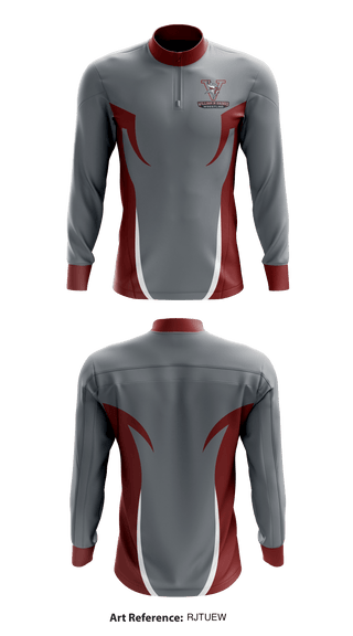 Quarter Zip Jacket, William M Raines Wrestling, Wrestling, Teamtime, Team time, sublimation, custom sports apparel, team uniforms, spirit wear, spiritwear, sports uniforms, custom shirts, team store, custom team store, fundraiser sports, apparel fundraiser