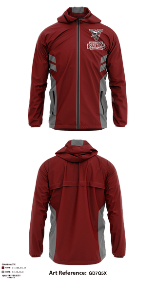 Windbreaker, William M Raines High School Wrestling, Wrestling, Teamtime, Team time, sublimation, custom sports apparel, team uniforms, spirit wear, spiritwear, sports uniforms, custom shirts, team store, custom team store, fundraiser sports, apparel fundraiser