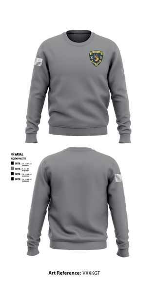 Crew Neck Sweatshirt, , Police, Teamtime, Team time, sublimation, custom sports apparel, team uniforms, spirit wear, spiritwear, sports uniforms, custom shirts, team store, custom team store, fundraiser sports, apparel fundraiser