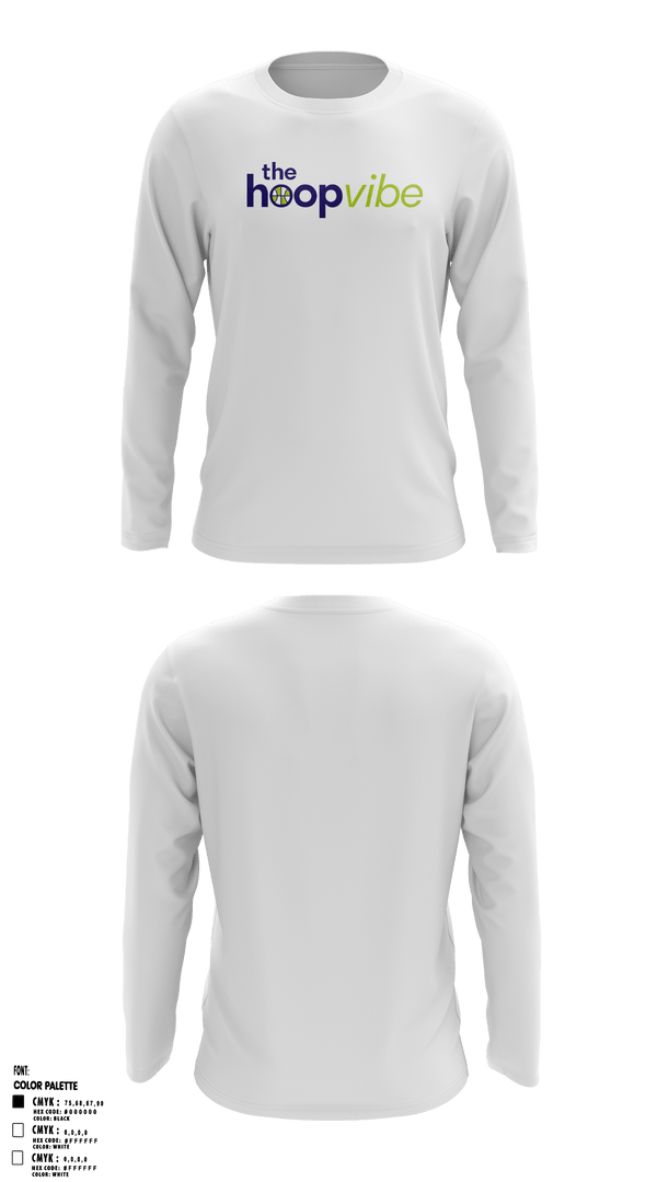Long Sleeve Performance Shirt, The Hoop Vibe, Men's Basketball, Teamtime, Team time, sublimation, custom sports apparel, team uniforms, spirit wear, spiritwear, sports uniforms, custom shirts, team store, custom team store, fundraiser sports, apparel fundraiser