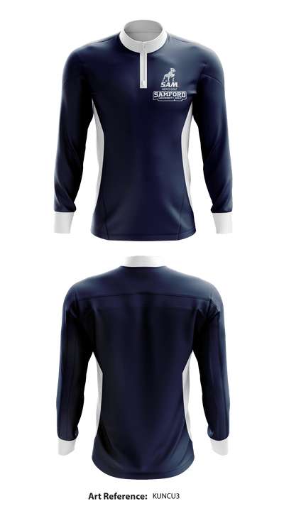 Samford University Golf 40611430 Quarter Zip Jacket - 1