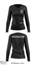 Sfs 72631557 Women's Long Sleeve V-neck Shirt - 16