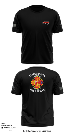 Short Sleeve Performance Shirt, Clarks Chapel Fire & Rescue, Fire Department, Teamtime, Team time, sublimation, custom sports apparel, team uniforms, spirit wear, spiritwear, sports uniforms, custom shirts, team store, custom team store, fundraiser sports, apparel fundraiser