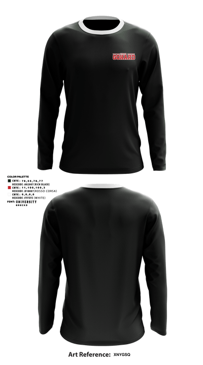 Team GoHard 28367876 Long Sleeve Performance Shirt - 1