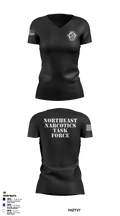 Northeast Narcotics Task Force 43091120 Women's Short Sleeve V-neck Shirt - 2