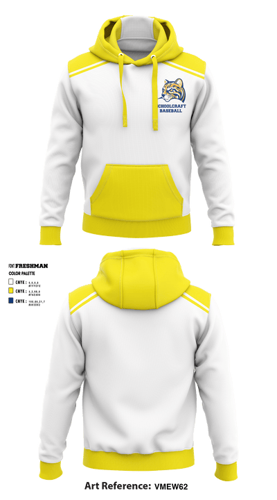 Schoolcraft College Baseball 64513997 Hoodie - 1