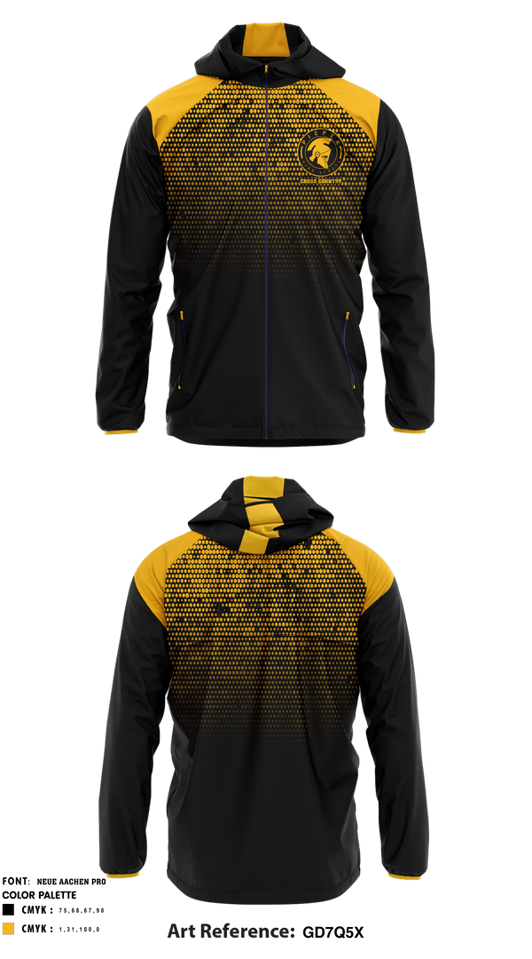 Windbreaker, Pieper High School Cross Country, Cross Country, Teamtime, Team time, sublimation, custom sports apparel, team uniforms, spirit wear, spiritwear, sports uniforms, custom shirts, team store, custom team store, fundraiser sports, apparel fundraiser