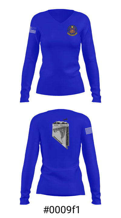 432 SFS 86667424 Women's Long Sleeve V-neck Shirt - 37