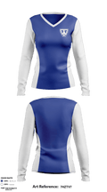 Daniel Webster High School Women's Volleyball 14001476 Women's Long Sleeve V-neck Shirt - 1