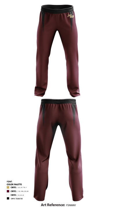 Ninety Six High School 75936573 Sweatpants - 1