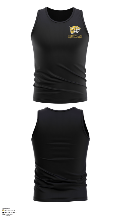 Hernando High School Cross Country 34767587 Tank Top - 3