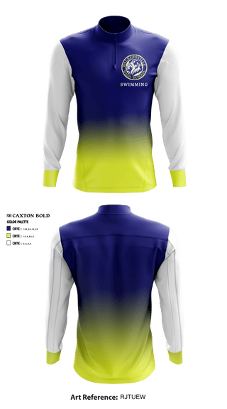 Quarter Zip Jacket, Walkersville High School Swimming, School Spirit Store, Teamtime, Team time, sublimation, custom sports apparel, team uniforms, spirit wear, spiritwear, sports uniforms, custom shirts, team store, custom team store, fundraiser sports, apparel fundraiser