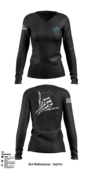 Women's Long Sleeve Vneck Shirt, C41325 Co, Police, Teamtime, Team time, sublimation, custom sports apparel, team uniforms, spirit wear, spiritwear, sports uniforms, custom shirts, team store, custom team store, fundraiser sports, apparel fundraiser
