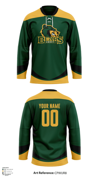 Hockey Jersey, GNBVT Bears Hockey, Hockey, Teamtime, Team time, sublimation, custom sports apparel, team uniforms, spirit wear, spiritwear, sports uniforms, custom shirts, team store, custom team store, fundraiser sports, apparel fundraiser