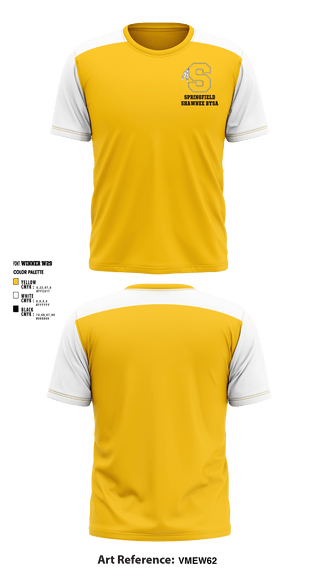 Short Sleeve Performance Shirt, Springfield Shawnee BYSA, Spirit Store, Teamtime, Team time, sublimation, custom sports apparel, team uniforms, spirit wear, spiritwear, sports uniforms, custom shirts, team store, custom team store, fundraiser sports, apparel fundraiser