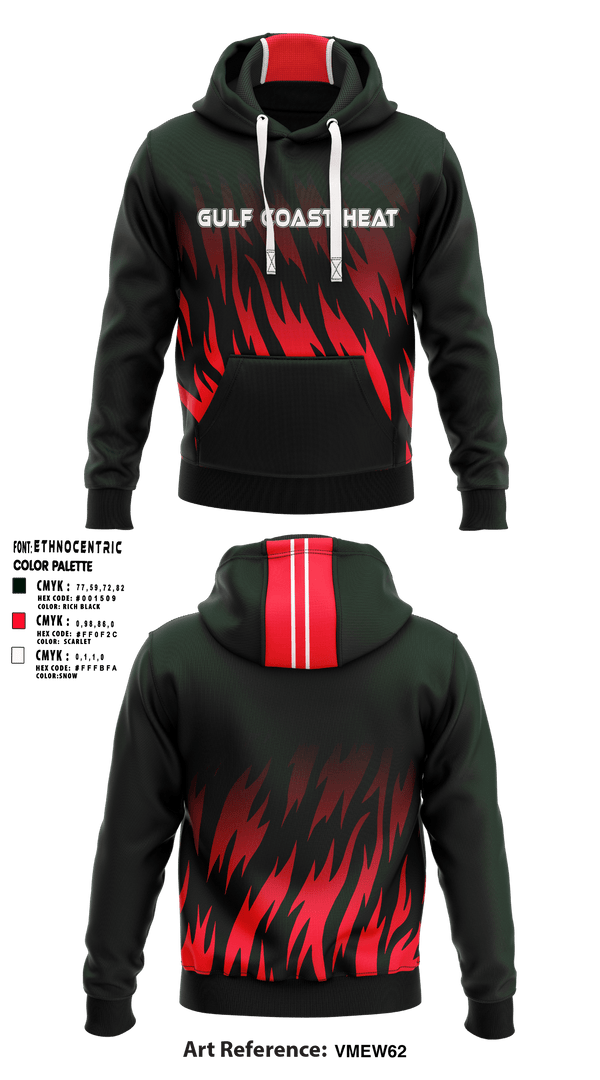 Hoodie, Gulf Coast Heat, Women's Basketball, Teamtime, Team time, sublimation, custom sports apparel, team uniforms, spirit wear, spiritwear, sports uniforms, custom shirts, team store, custom team store, fundraiser sports, apparel fundraiser
