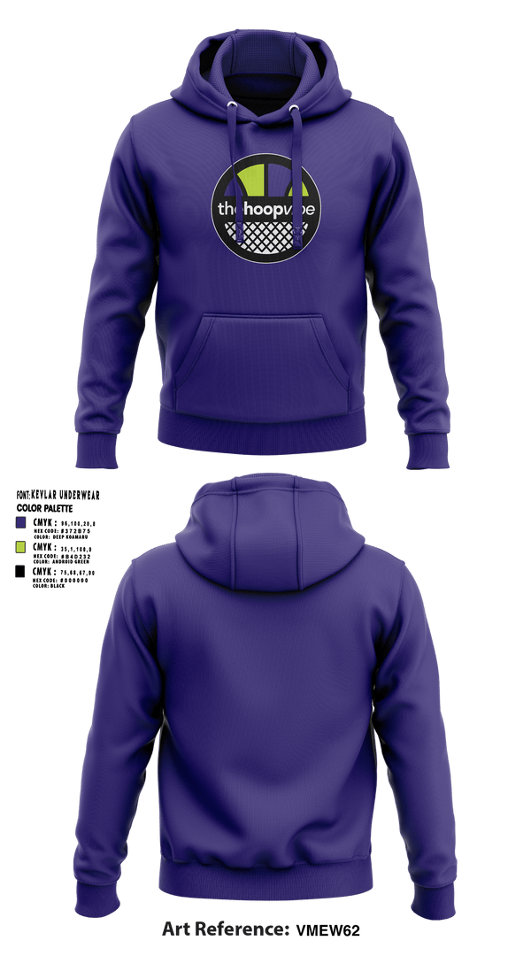 Hoodie, The Hoop Vibe, Men's Basketball, Teamtime, Team time, sublimation, custom sports apparel, team uniforms, spirit wear, spiritwear, sports uniforms, custom shirts, team store, custom team store, fundraiser sports, apparel fundraiser