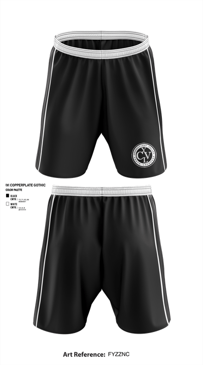 Connecticut Valley Youth Lacrosse 64909220 Athletic Shorts With Pockets - 1