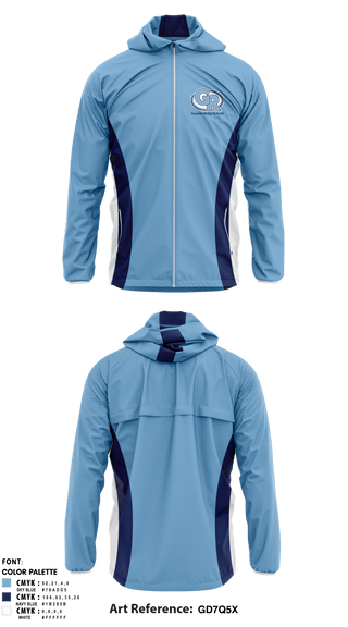 Windbreaker, Granite Ridge School, School Spirit Store, Teamtime, Team time, sublimation, custom sports apparel, team uniforms, spirit wear, spiritwear, sports uniforms, custom shirts, team store, custom team store, fundraiser sports, apparel fundraiser