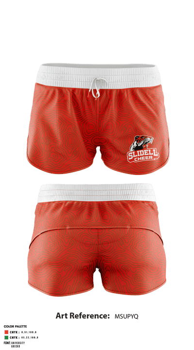 Slidell High School Cheer 49036575 Women's Shorts - 1