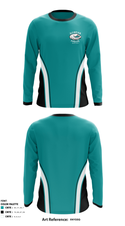 Olympian 4816595 Long Sleeve Performance Shirt - 1