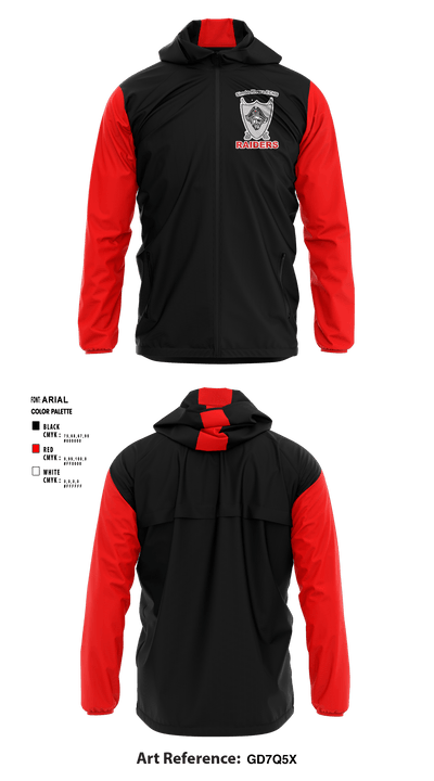 Rivera Raiders 59461259 Windbreaker - 1