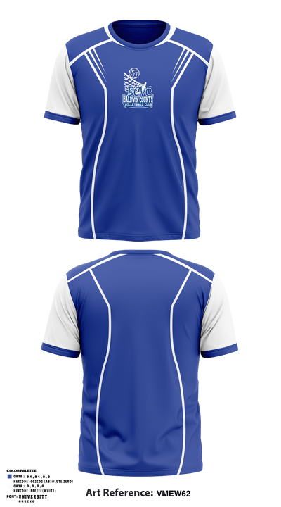 Baldwin County Volleyball Club 82941362 Short Sleeve Performance Shirt - 1