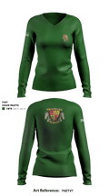 3BN 5TH MARINES 40874958 Women's Long Sleeve V-neck Shirt - 1