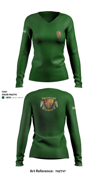 Women's Long Sleeve Vneck Shirt, , Marines, Teamtime, Team time, sublimation, custom sports apparel, team uniforms, spirit wear, spiritwear, sports uniforms, custom shirts, team store, custom team store, fundraiser sports, apparel fundraiser