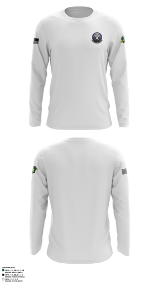 Long Sleeve Performance Shirt, , Air Force, Teamtime, Team time, sublimation, custom sports apparel, team uniforms, spirit wear, spiritwear, sports uniforms, custom shirts, team store, custom team store, fundraiser sports, apparel fundraiser