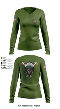 Apache 10748553 Women's Long Sleeve V-neck Shirt - 4