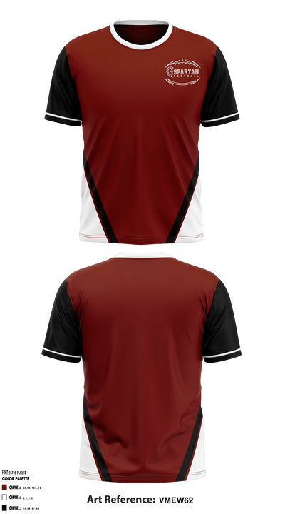 Spearfish High School Football 95295555 Short Sleeve Performance Shirt - 1