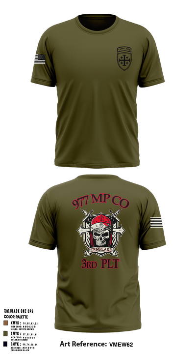 3/977 MP CO 21732710 Short Sleeve Performance Shirt - 1