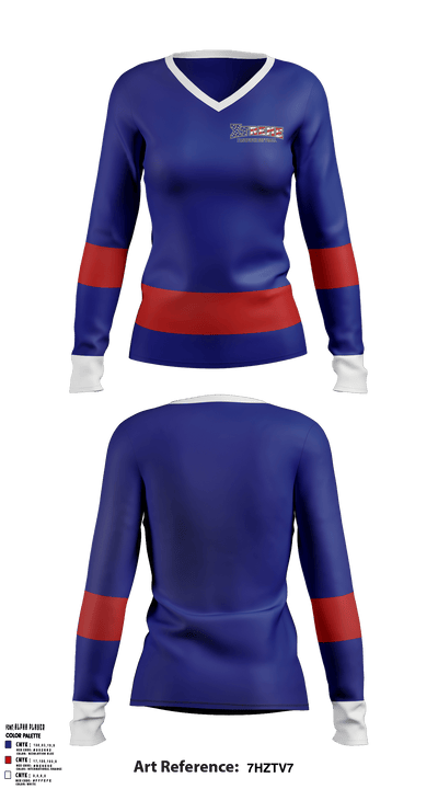 PA Xtreme Fastpitch Softball 87438018 Women's Long Sleeve V-neck Shirt - 1