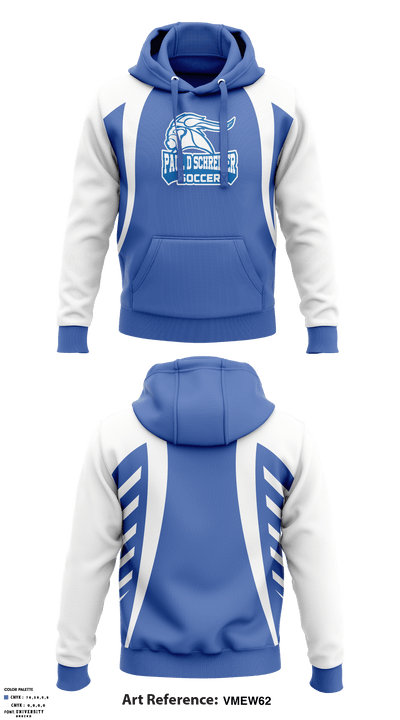 Paul D Schreiber High School Soccer 30741379 Hoodie - 1