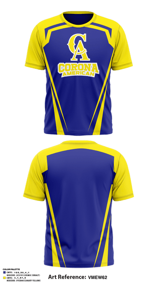 Short Sleeve Performance Shirt, Corona American Little League, Baseball, Teamtime, Team time, sublimation, custom sports apparel, team uniforms, spirit wear, spiritwear, sports uniforms, custom shirts, team store, custom team store, fundraiser sports, apparel fundraiser