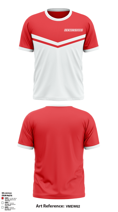 Denton Socks 37208733 Short Sleeve Performance Shirt - 1