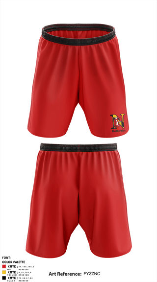 Athletic Shorts With Pockets, North Point High School, , Teamtime, Team time, sublimation, custom sports apparel, team uniforms, spirit wear, spiritwear, sports uniforms, custom shirts, team store, custom team store, fundraiser sports, apparel fundraiser