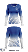 EMSA Mill Woods Soccer 10596530 Women's Long Sleeve V-neck Shirt - 1