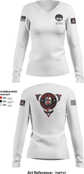 The Bad Batch 23542466 Women's Long Sleeve V-neck Shirt - 7