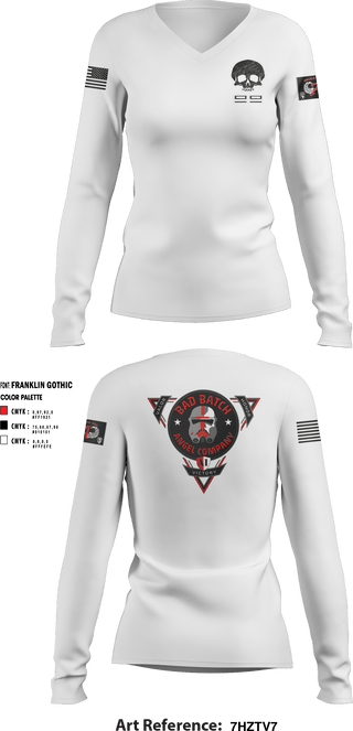 Women's Long Sleeve Vneck Shirt, , Army, Teamtime, Team time, sublimation, custom sports apparel, team uniforms, spirit wear, spiritwear, sports uniforms, custom shirts, team store, custom team store, fundraiser sports, apparel fundraiser