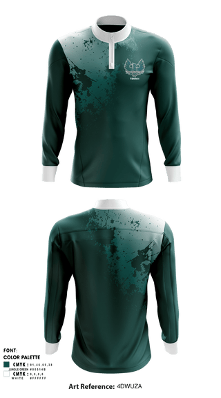 Quarter Zip Jacket, Farmington High School Tennis, Tennis, Teamtime, Team time, sublimation, custom sports apparel, team uniforms, spirit wear, spiritwear, sports uniforms, custom shirts, team store, custom team store, fundraiser sports, apparel fundraiser