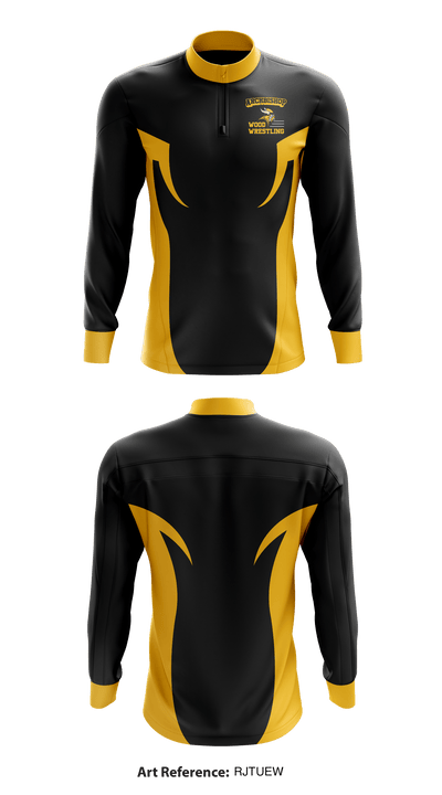 Archbishop Wood Catholic Wrestling 65473531 Quarter Zip Jacket - 1