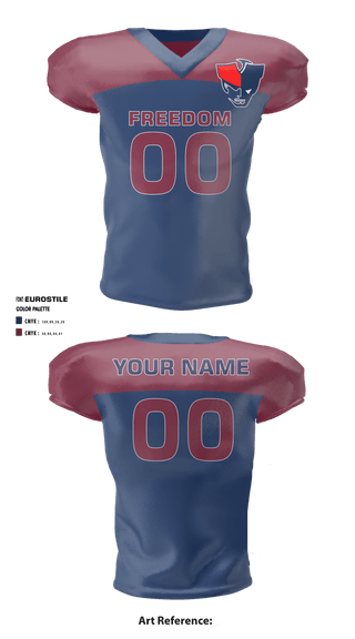 Football Jersey, Freedom High School Football, Football, Teamtime, Team time, sublimation, custom sports apparel, team uniforms, spirit wear, spiritwear, sports uniforms, custom shirts, team store, custom team store, fundraiser sports, apparel fundraiser
